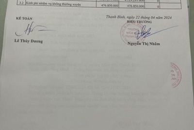 Công khai quyết toán ngân sách năm 2023